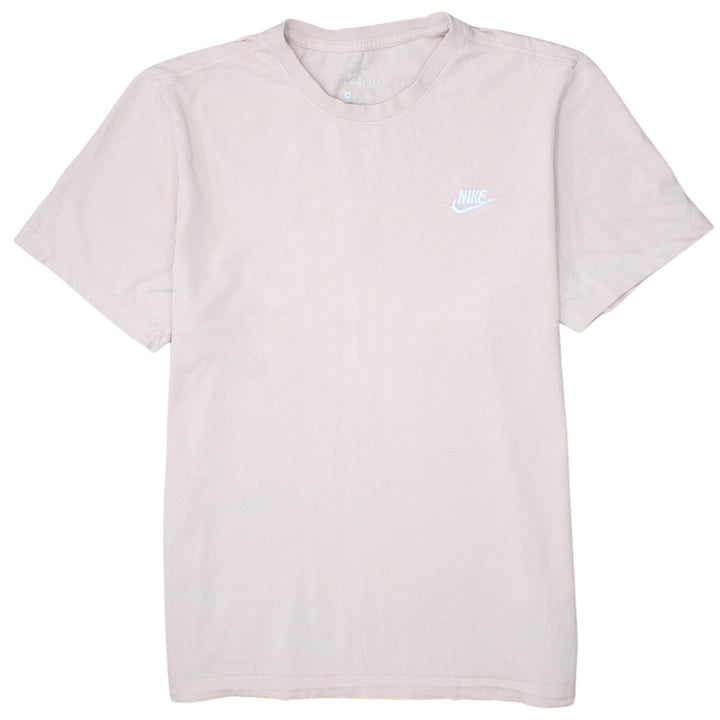 Nike Mens Beige Cotton Crew Neck Short Sleeve T-Shirt M