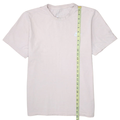 Nike Mens Beige Cotton Crew Neck Short Sleeve T-Shirt M