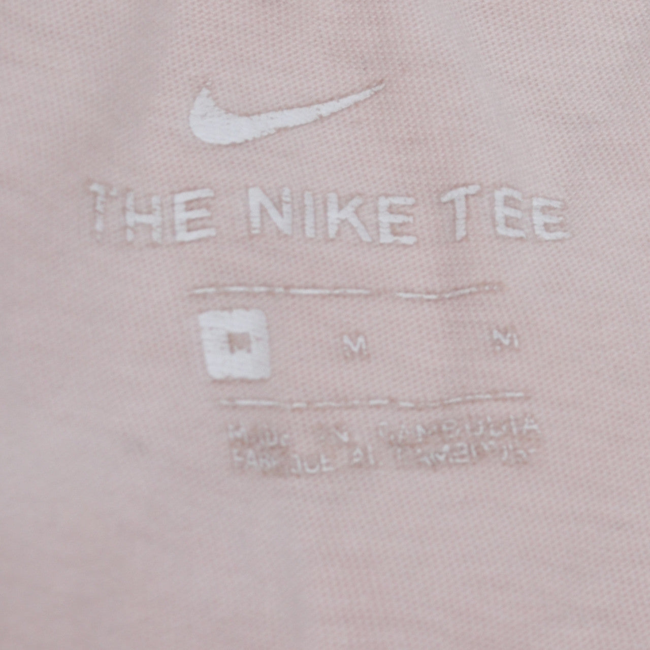Nike Mens Beige Cotton Crew Neck Short Sleeve T-Shirt M