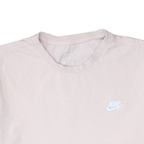 Nike Mens Beige Cotton Crew Neck Short Sleeve T-Shirt M