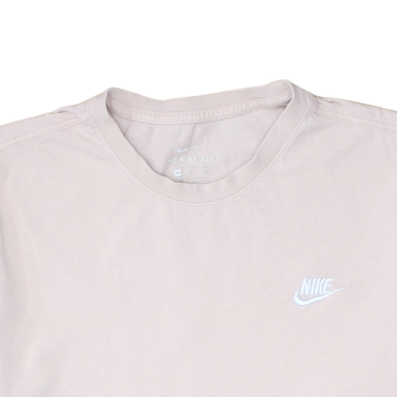 Nike Mens Beige Cotton Crew Neck Short Sleeve T-Shirt M