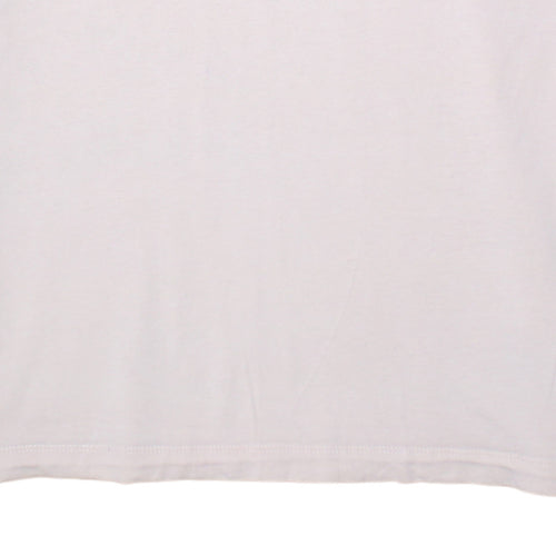 Nike Mens Beige Cotton Crew Neck Short Sleeve T-Shirt M
