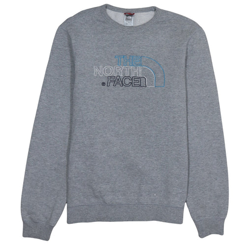 The North Face Men's Grey Crew Neck Pullover Sweatshirt Size S