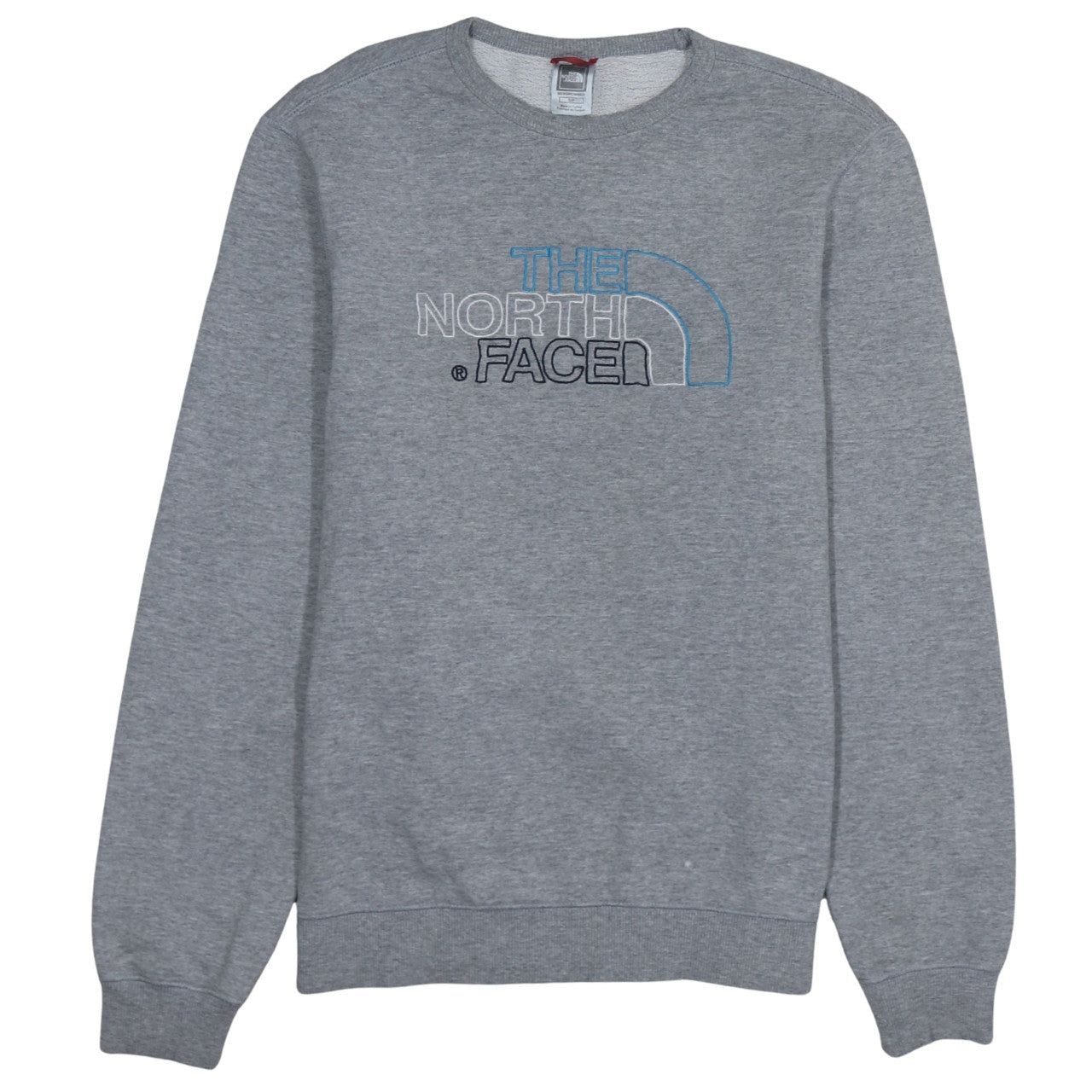 The North Face Men's Grey Crew Neck Pullover Sweatshirt Size S