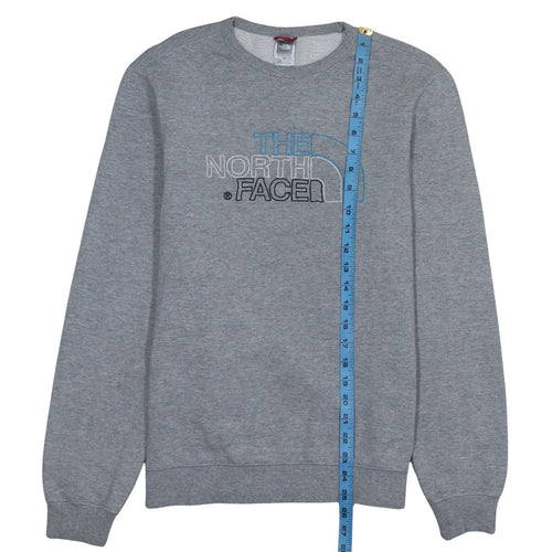 The North Face Men's Grey Crew Neck Pullover Sweatshirt Size S