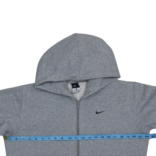 Nike Men's Grey Full Zip Hoodie Size M Fleece Sportswear