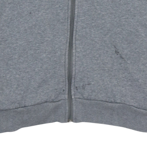 Nike Men's Grey Full Zip Hoodie Size M Fleece Sportswear
