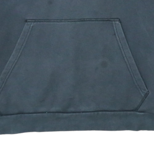 Adidas Mens Black Pullover Hoodie L Logo Fleece Sportswear