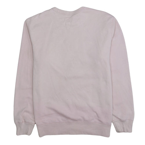 GAP Women Pink Logo Pullover Sweatshirt Size S Cotton Blend
