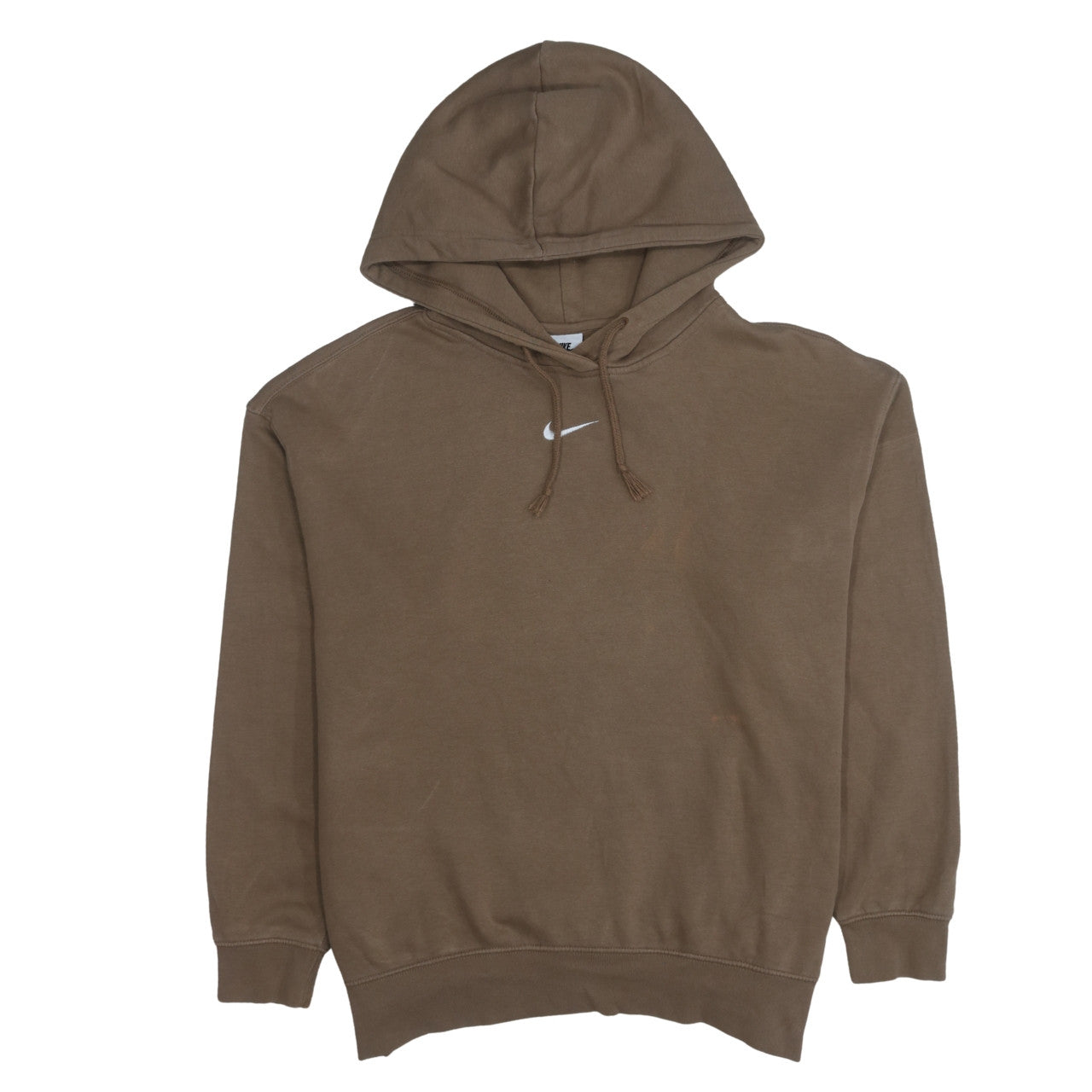Nike Men’s Brown Pullover Hoodie Small Regular Fit Fleece