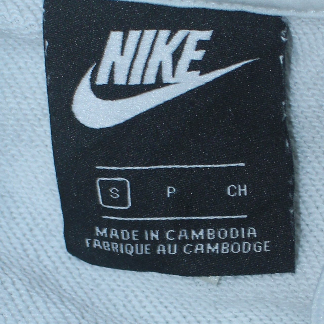 Nike Women's White Hoodie Small Pink Logo Pullover Sweatshirt