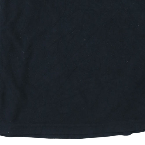 Columbia Men's Black Fleece 1/4 Zip Pullover Sweatshirt L