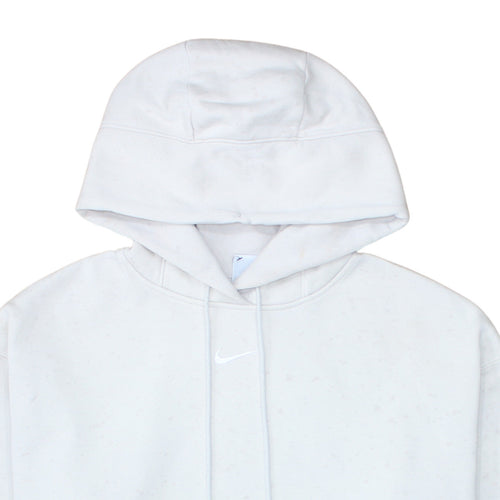 Nike Men's White Pullover Hoodie Long Sleeve Fleece Size L