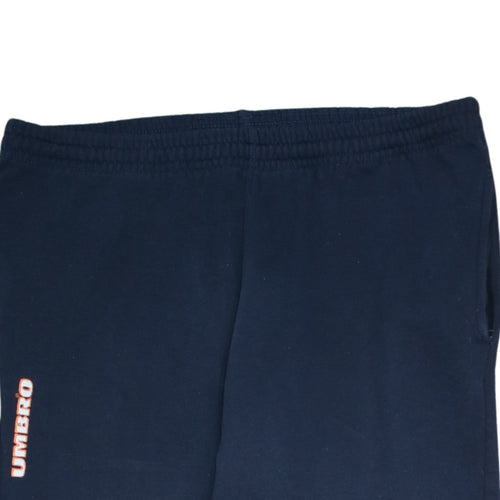 Umbro Men’s Blue Fleece Sweatpants M Regular Fit Casual Trousers