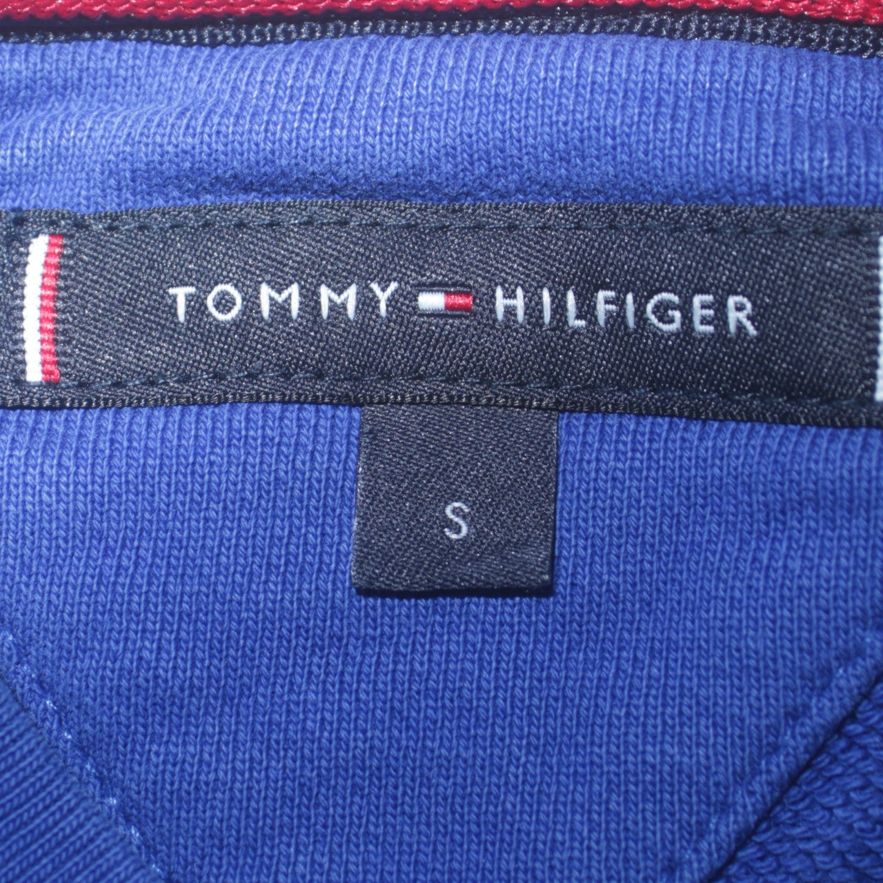 Tommy Hilfiger Men's Blue Logo Crew Neck Sweatshirt Size S