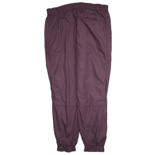Puma Men's Purple XL Retro Jogger Trousers with Ankle Zips
