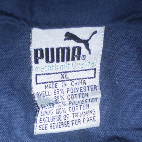 Puma Men's Purple XL Retro Jogger Trousers with Ankle Zips