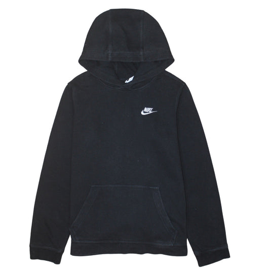 Nike Boys Black Pullover Hoodie XL 158-170cm Cotton Blend Casual