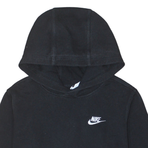 Nike Boys Black Pullover Hoodie XL 158-170cm Cotton Blend Casual