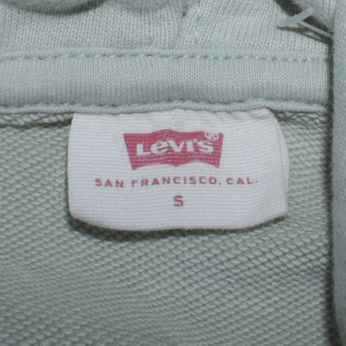 Levi's Men's Green Pullover Hoodie Small Regular Fit Fleece Sweatshirt