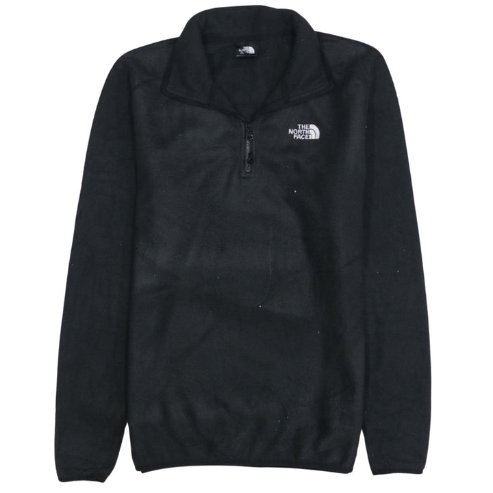 The North Face Men's Black Fleece 1/4 Zip Pullover Sweatshirt Size S