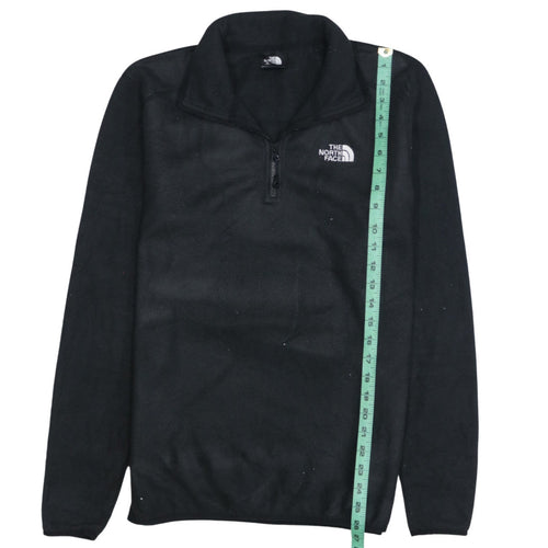 The North Face Men's Black Fleece 1/4 Zip Pullover Sweatshirt Size S