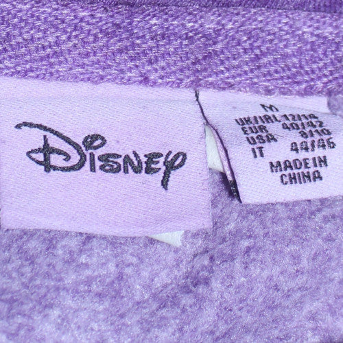 Disney Women Purple Mickey Graphic Pullover Hoodie M