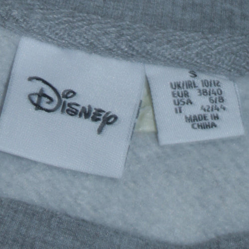 Disney Women’s Grey Mickey & Minnie Sweatshirt UK 10/12 Size S