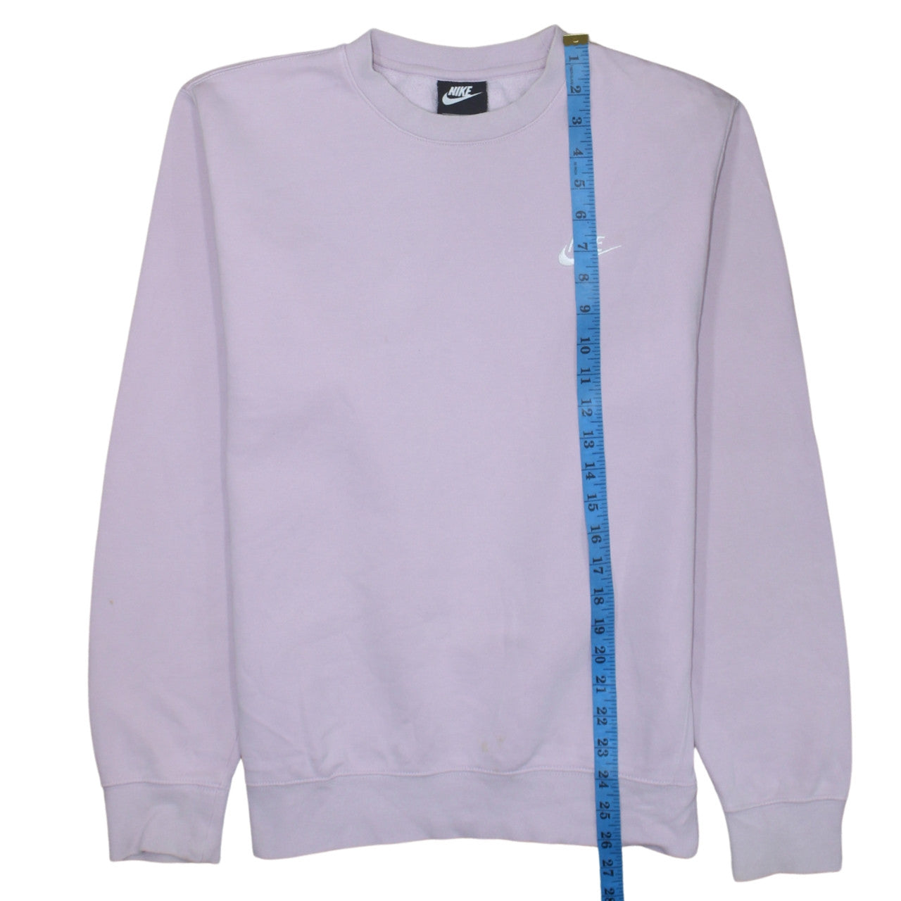 Nike Women Lilac Crew Neck Pullover Sweatshirt Size S