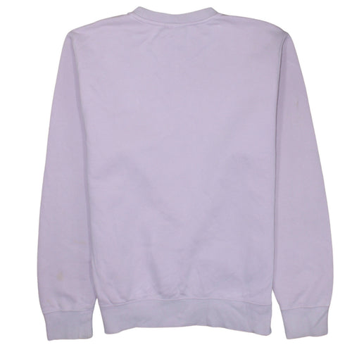 Nike Women Lilac Crew Neck Pullover Sweatshirt Size S