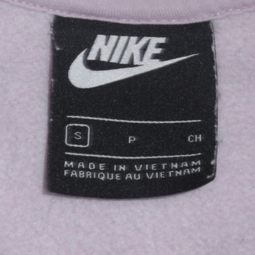 Nike Women Lilac Crew Neck Pullover Sweatshirt Size S