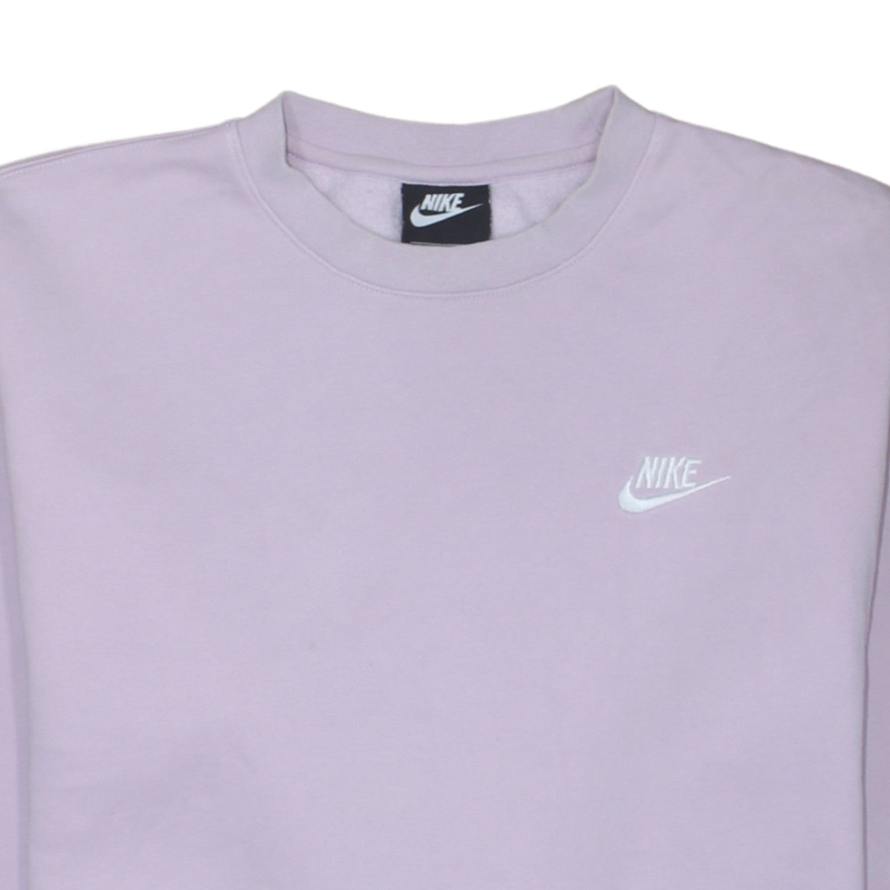 Nike Women Lilac Crew Neck Pullover Sweatshirt Size S