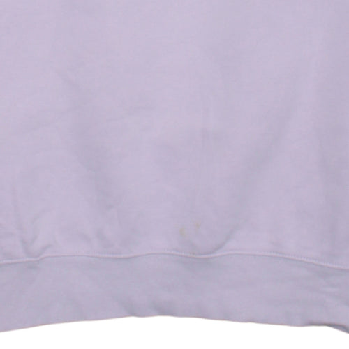 Nike Women Lilac Crew Neck Pullover Sweatshirt Size S