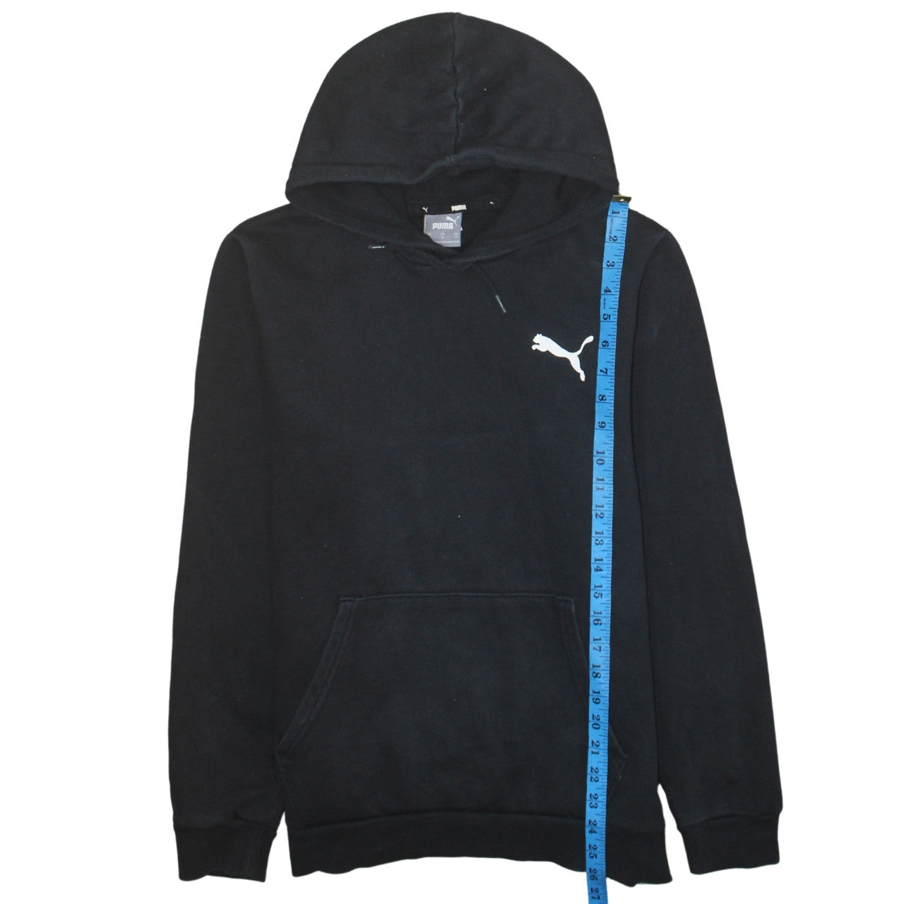 Puma Men Black Pullover Hoodie Medium Regular Fit Sportswear