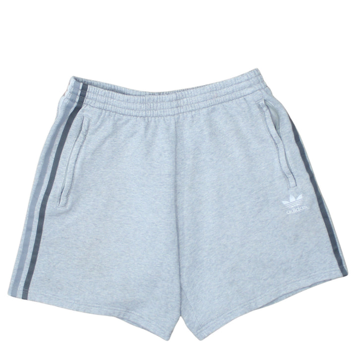 Adidas Men's Grey Sweat Shorts Size M Elastic Waist Activewear