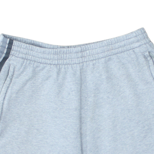 Adidas Men's Grey Sweat Shorts Size M Elastic Waist Activewear