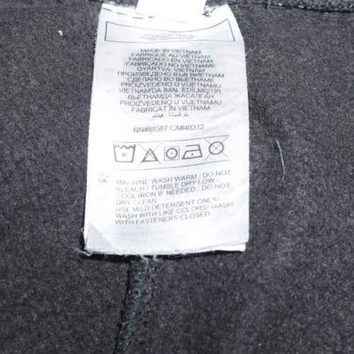 Adidas Men’s Black Jogger Sweatpants L Tapered Fit Fleece