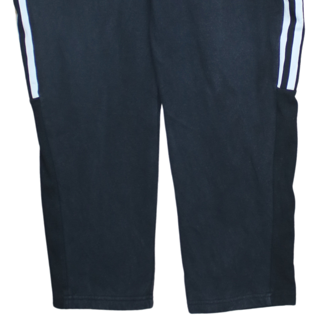 Adidas Men’s Black Jogger Sweatpants L Tapered Fit Fleece