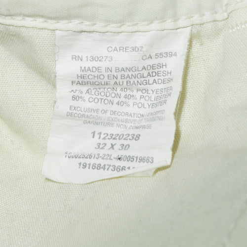 Wrangler Workwear Men's Beige 32x30 Cargo Trousers