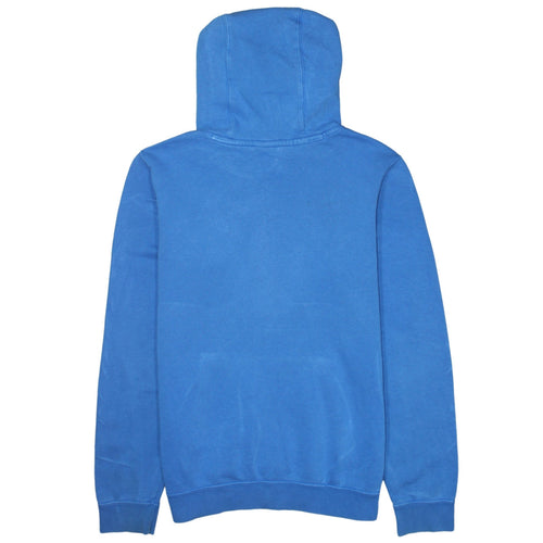 Nike Men Blue Pullover Hoodie Small Fleece Logo Sportswear