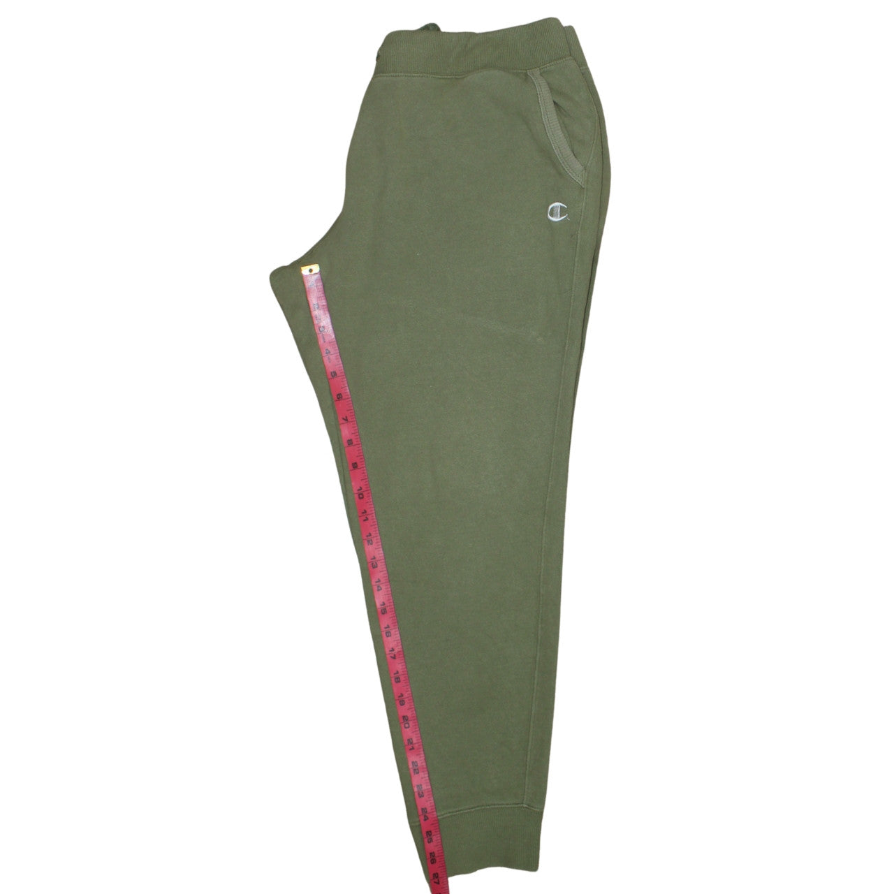 Champion Men's Green XL Joggers Sweatpants Cotton Blend Comfort Fit
