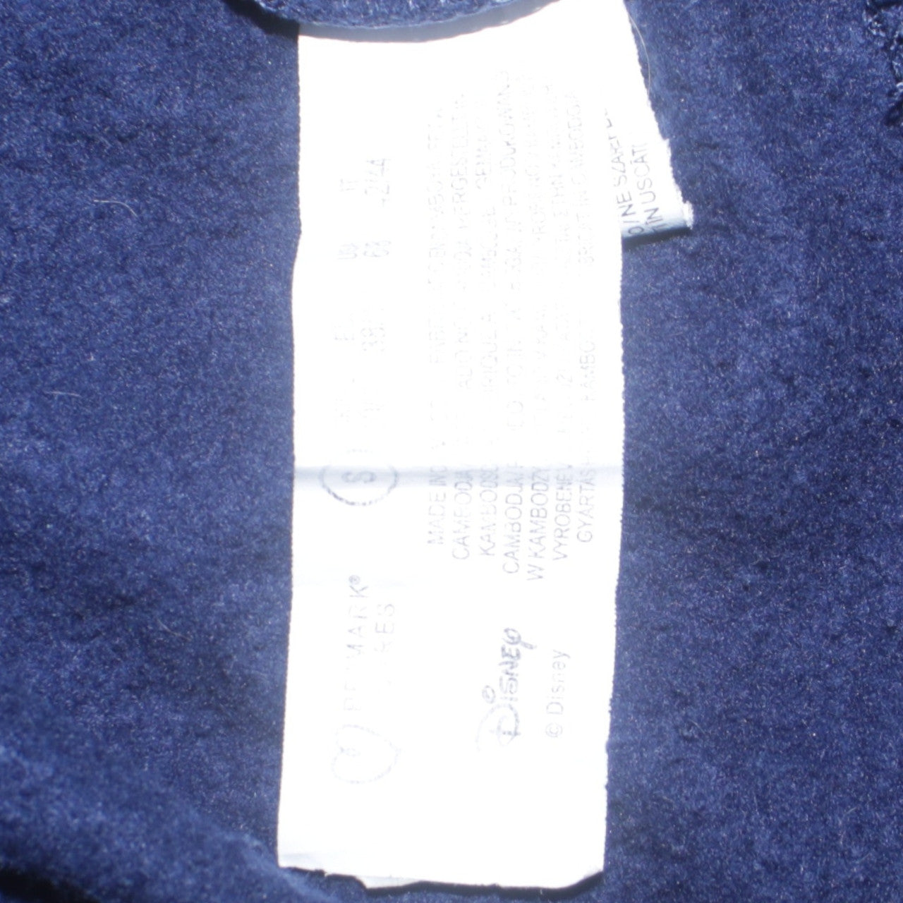 Disney Womens Navy Blue Donald Duck New York Printed Sweatshirt Size S