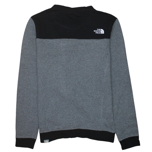 The North Face Men's Grey Black 1/4 Zip Fleece Sweatshirt Size S
