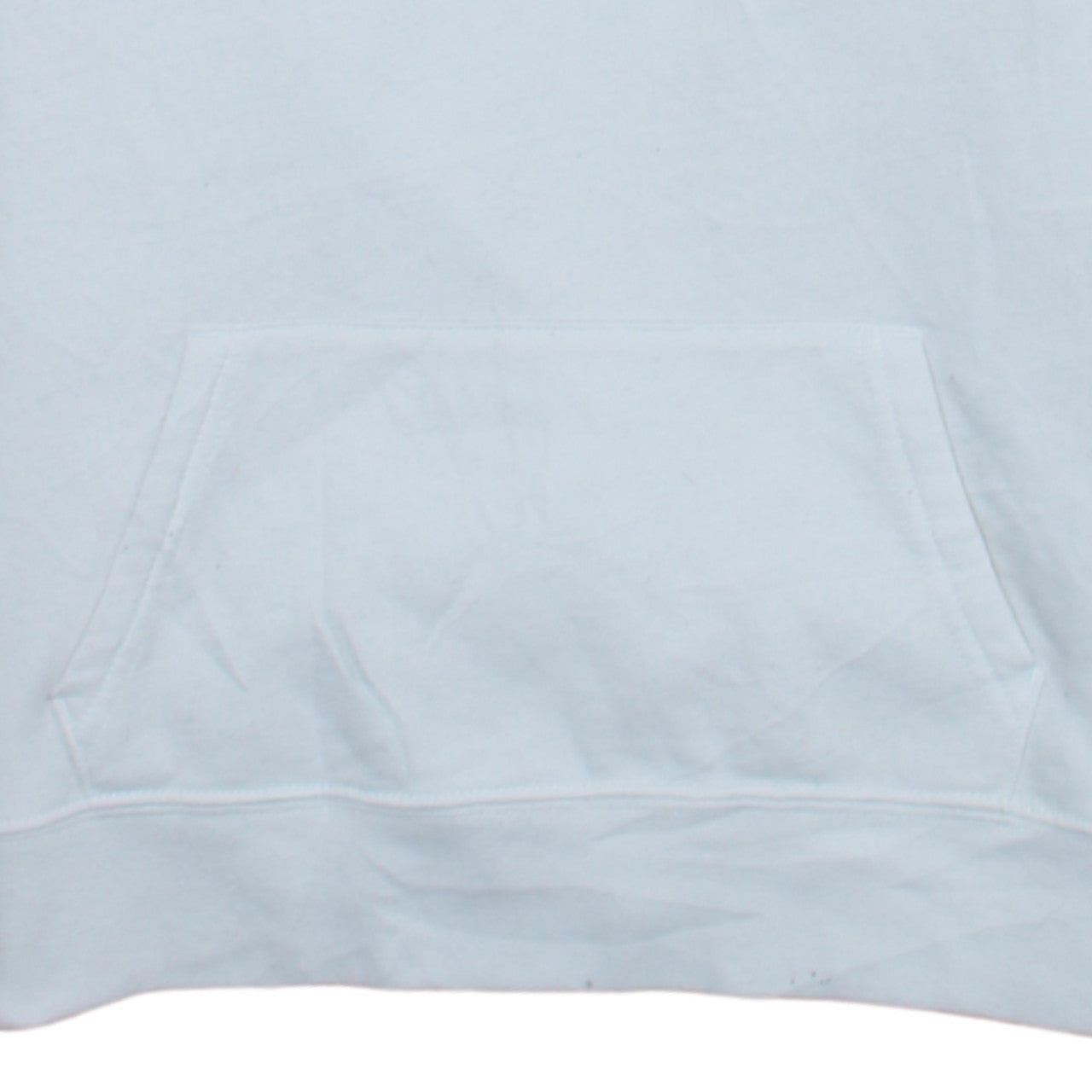 GAP Women White Pullover Hoodie M Cotton Blend Logo
