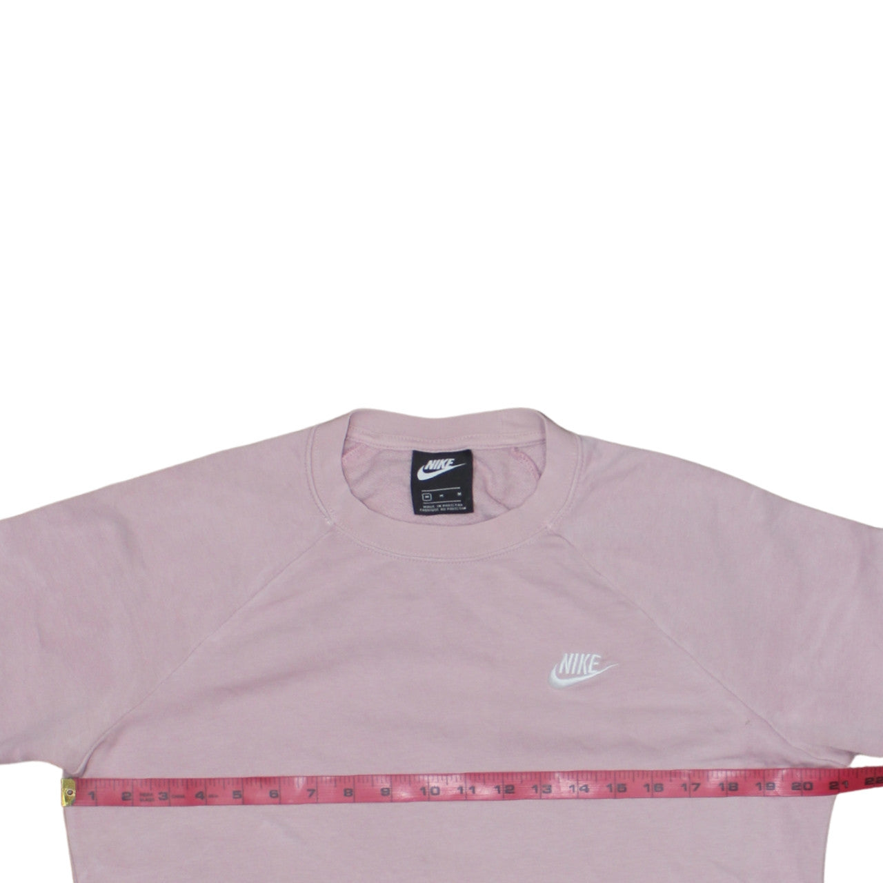 Nike Women's Pink Crew Neck Pullover Sweatshirt Size M