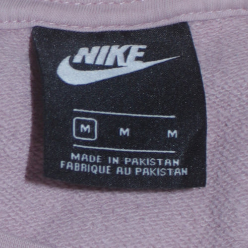 Nike Women's Pink Crew Neck Pullover Sweatshirt Size M