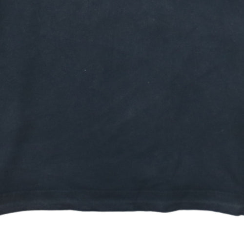 Nike Boys Black 12 Years Just Do It Graphic Sports T-Shirt