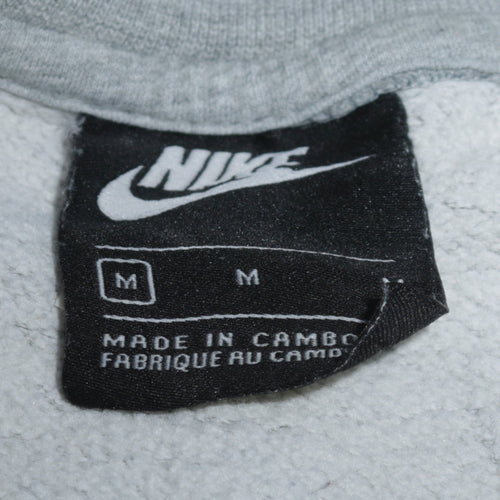 Nike Men's Grey Pullover Crew Neck Sweatshirt Size M