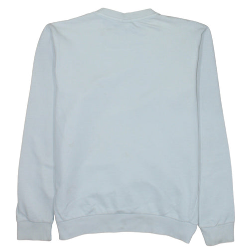 Hugo Boss Men's White Slim Fit Crew Neck Logo Sweatshirt S