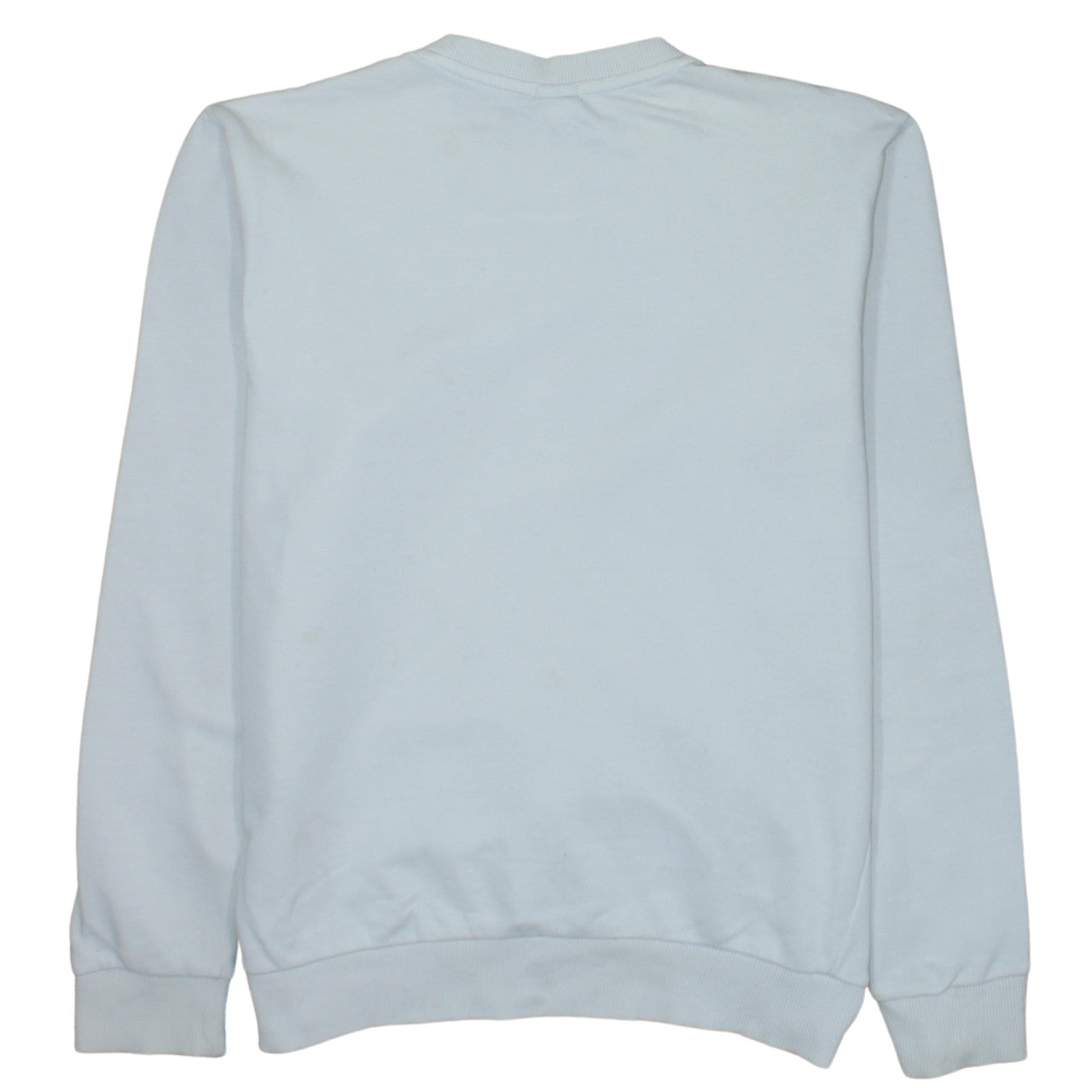 Hugo Boss Men's White Slim Fit Crew Neck Logo Sweatshirt S